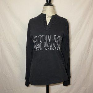 Alpha Phi Henley Long Sleeve